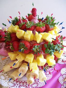 banana centerpiece